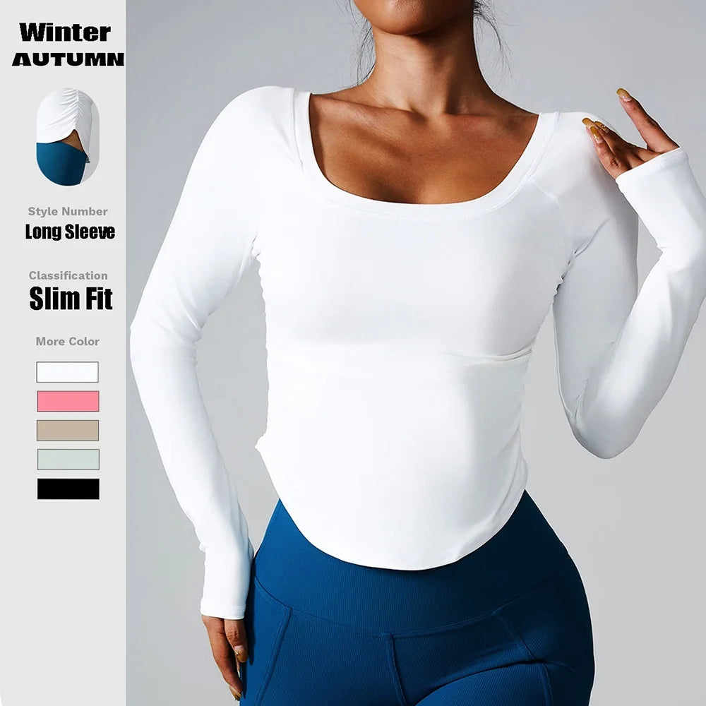 Women Yoga Shirts - Plus Size Sportswear Top | Breathable Quick Dry Fitness Workout Shirt