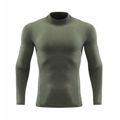 Men's Compression Shirt Athletic Long Sleeve Workout T Shirt | UV Sun Protection, Quick Dry