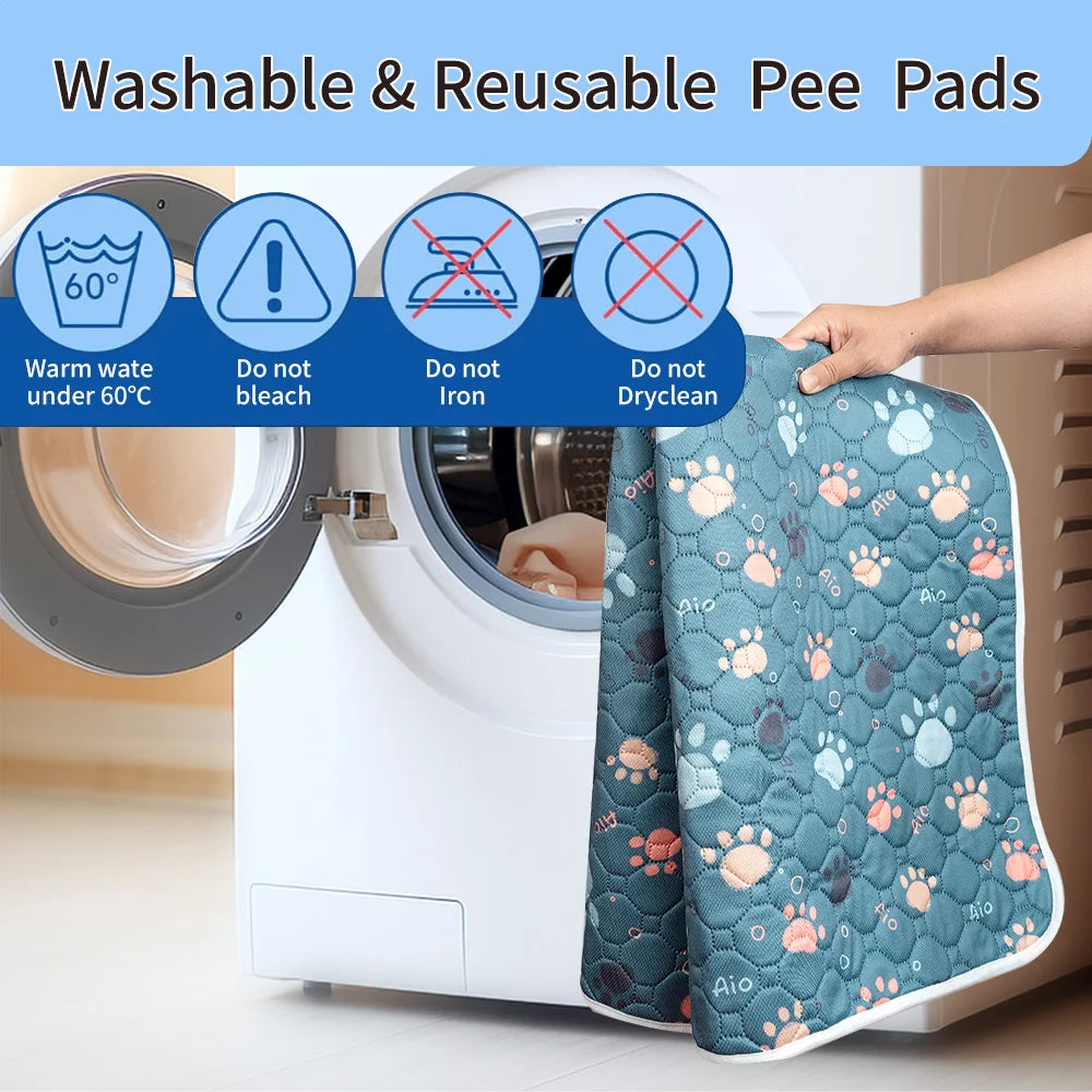 BIAI Winter New non-slip Mat for Pets Waterproof Dog Pee Pad Breathable Cat Mat Washable Pet Diaper Pad High Absorbent Pet Mat