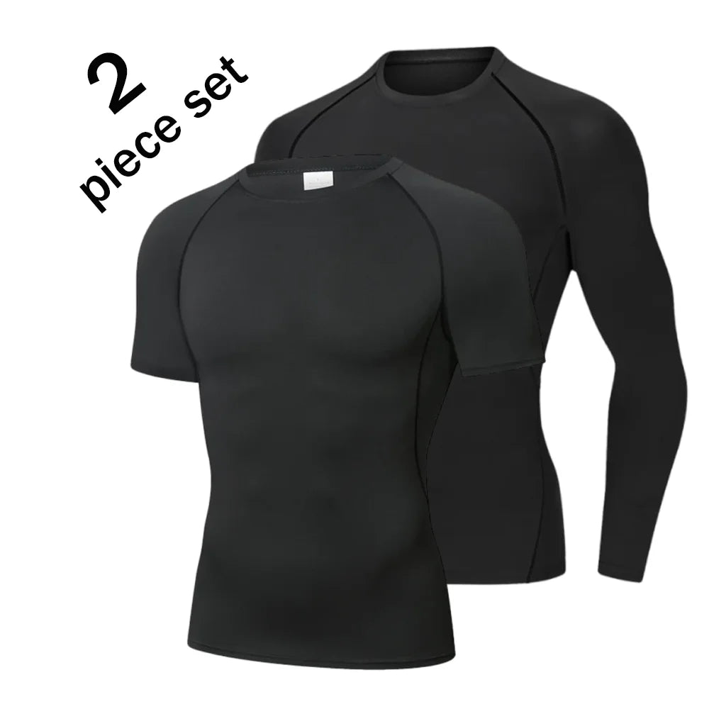 Men Compression Shirt - Quick Dry Sport T Shirt | Short Sleeve Fitness Tee