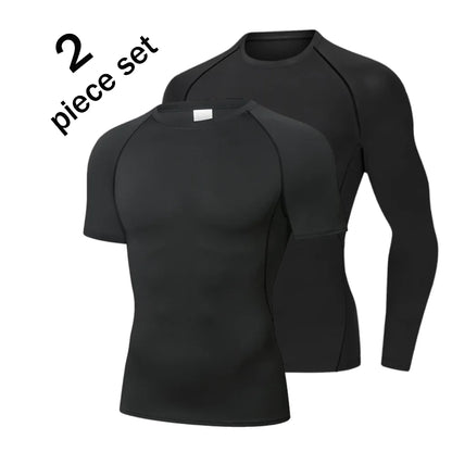 Men Compression Shirt - Quick Dry Sport T Shirt | Short Sleeve Fitness Tee