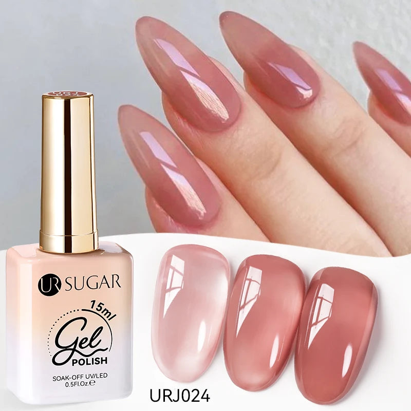 Jelly Gel Polish - Eco Friendly Semi Permanent UV LED Nail Polish for Salon Use