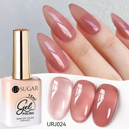 Jelly Gel Polish - Eco Friendly Semi Permanent UV LED Nail Polish for Salon Use