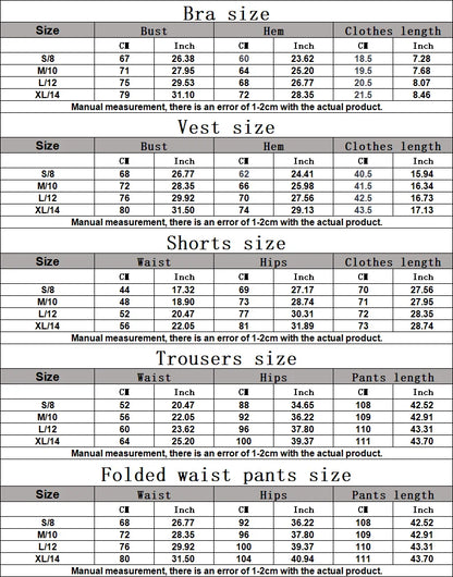 Women's Fitness Set Gym Tracksuit Breathable Sports Bra Flared Trousers Suit Workout Clothing Sportswear Female Athletic Wear