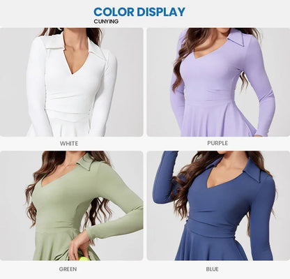 Women's Sports Dress – Golf & Tennis Dress with Built-In Shorts