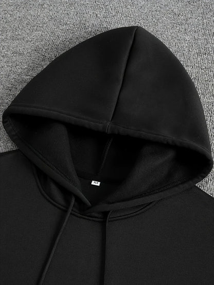 Vintage Compass Print Hoodies for Men High Quality Hooded Long Sleeve Pullover All Season Daily Casual Sports Tops Men's Clothes