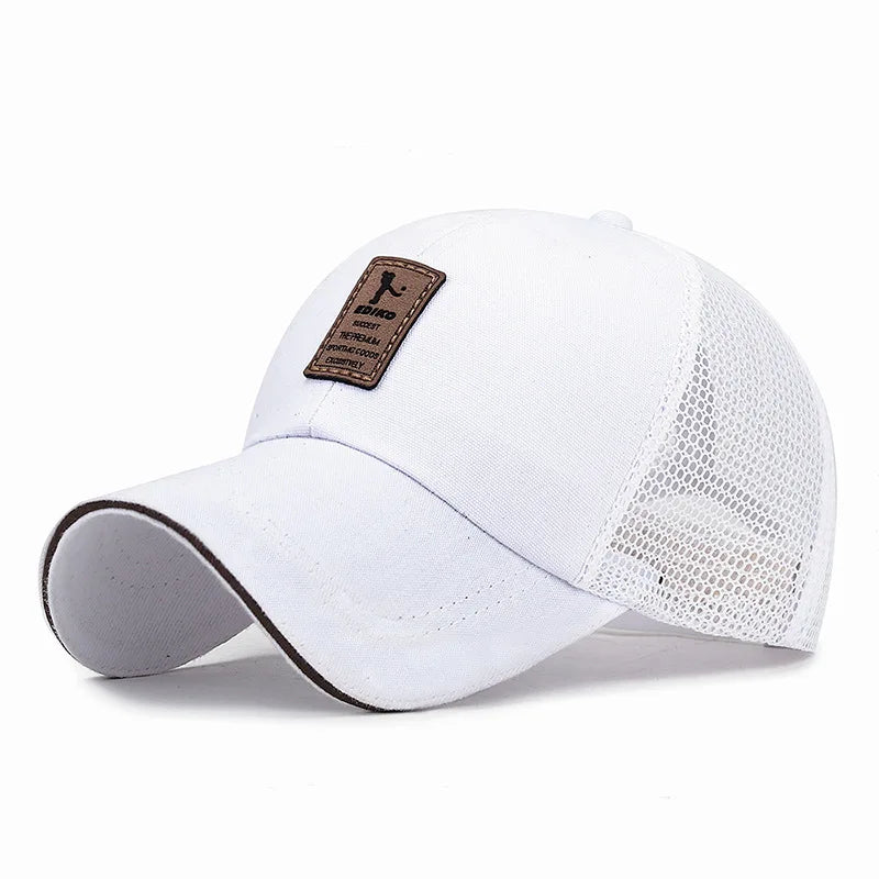Baseball Cap Mens Mesh Sun Hat Outdoor Sports Golf Sunshade Caps Four Seasons Adjustable Hip-Hop Hats for Men Baseball Cap