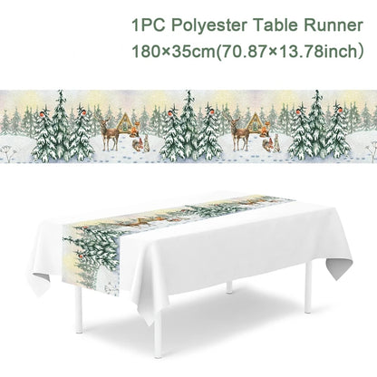 Christmas Table Runner - Holiday Decor for Home 2024  New Year Gift 2025