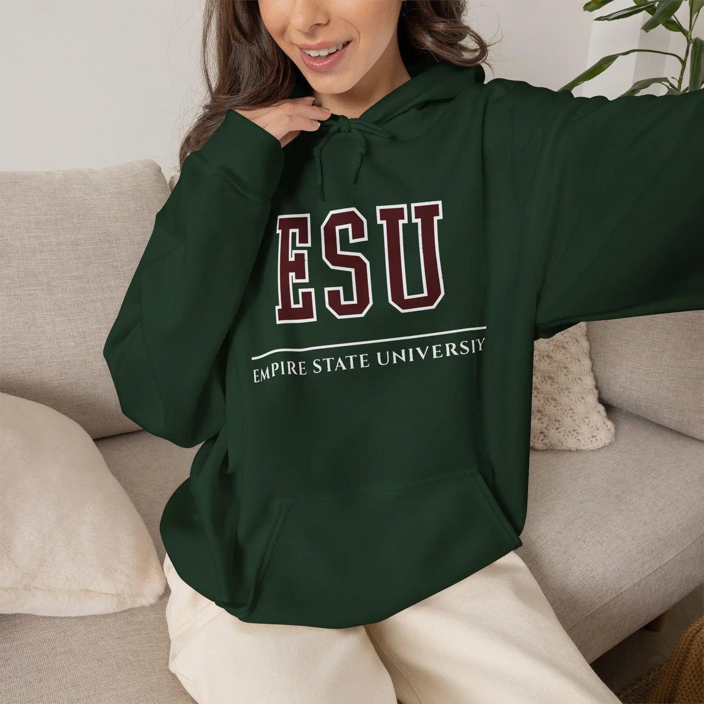 ESU Empire State University Hoodie Sweatshirt Tom Holland Brand New Day Merch Peter Hoodies Unisex Spring and Summer Long Sleeve