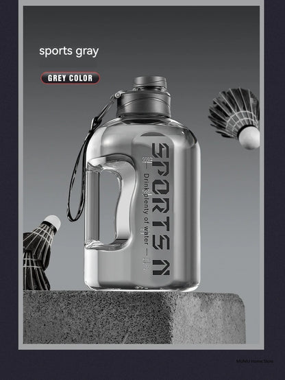 1.7L/2.7L/4L/5L Sports Water Bottle Gym Cycling Cup Portable Large Capacity Water Bottle For Fitness Camping Men Water Kellte