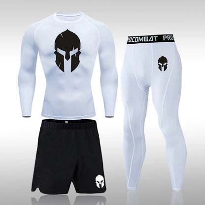 Men Sport Suits - Compression Workout Gear | Rashguard Shirts & MMA Fightwear