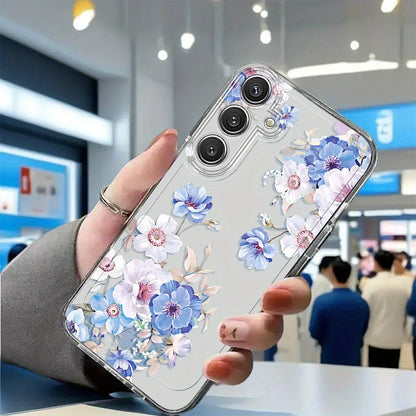 Plum Flower Case For Samsung S26 Ultra S25 S24 FE S23 S22 S21 Plus A57 A56 5G A55 A54 A53 A26 A25 A36 A35 A17 A16 A52 Case Cover