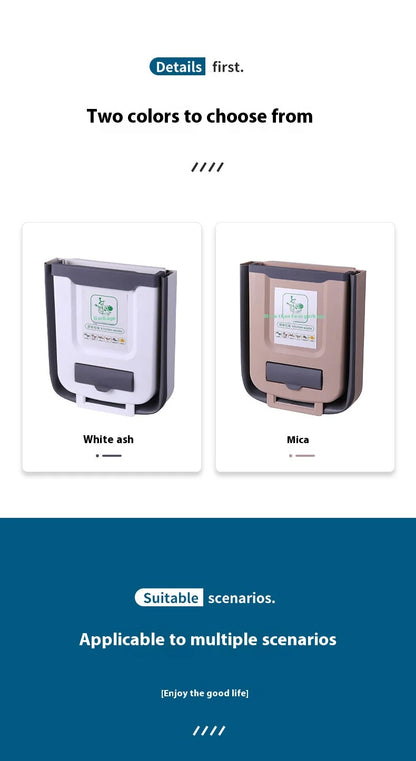 Foldable Large-Capacity Trash Can - Easy-to-Clean Camping Car Accessory
