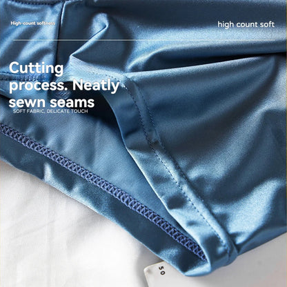 Luxury Ice Silk Boxers - Breathable Satin Mens Underwear 3PCS