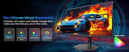 27 Inch Gaming Monitor – 1080P IPS FHD Display | 380Hz Refresh Rate, FreeSync Compatible