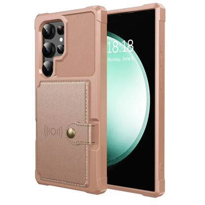 Card Wallet Case for Samsung Galaxy S24 S23 FE S25 Plus S22 S21 S26 Ultra A17 A37 A56 A36 A55 A35 A15 A54 A34 A52S A05S A05 A16