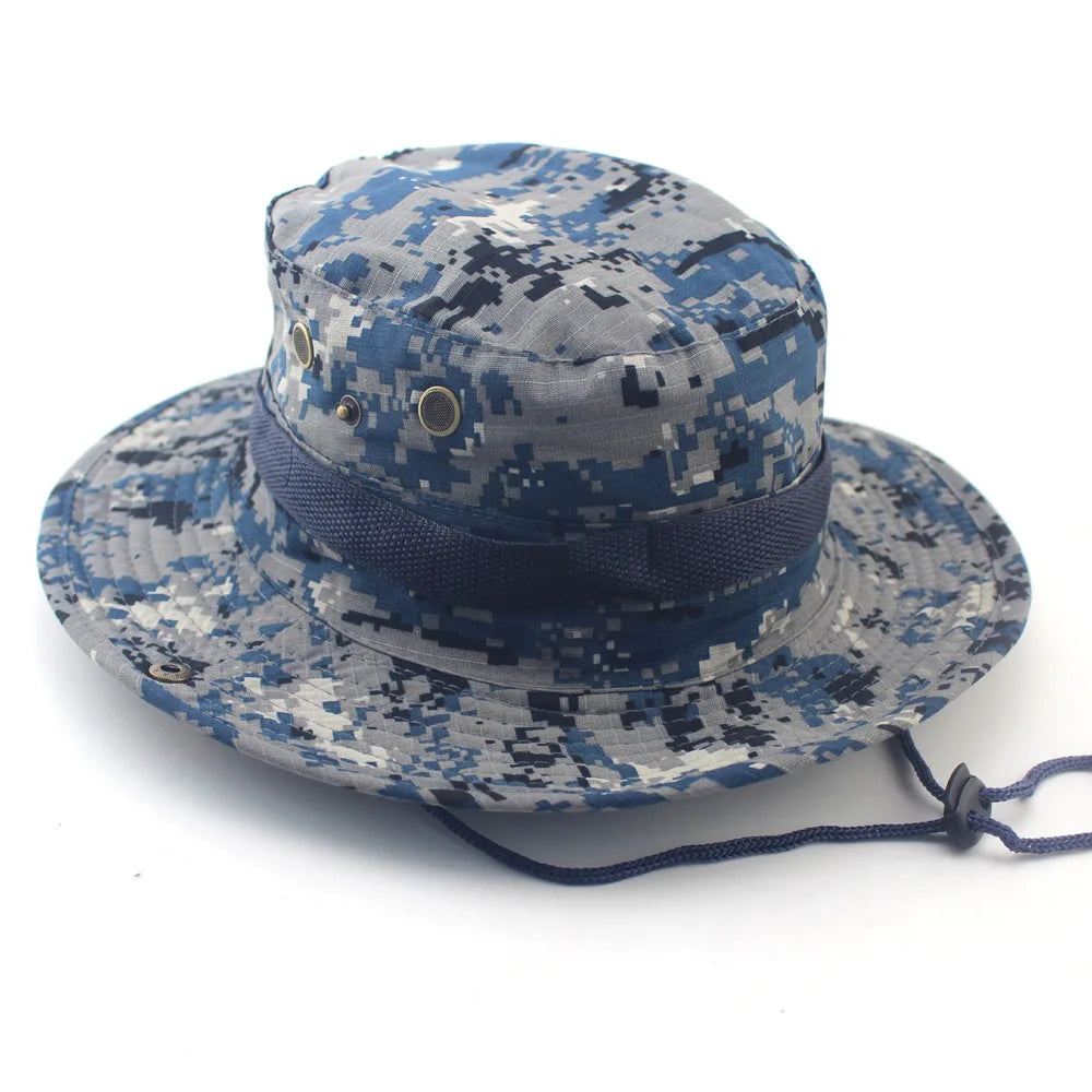 Camo Boonie Hat – Tactical Bucket Hat for Fishing, Hiking & Hunting