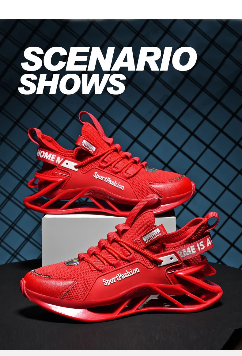 Men Casual Sneakers - Breathable Mesh Shoes With Durable TPU Outsole & Lightweight Design