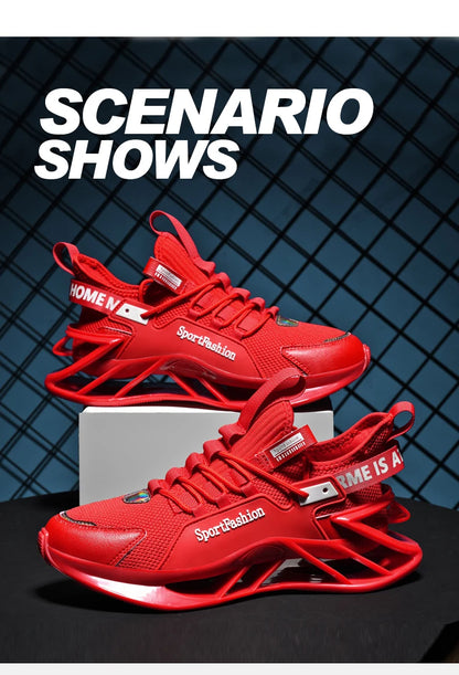 Men Casual Sneakers - Breathable Mesh Shoes With Durable TPU Outsole & Lightweight Design