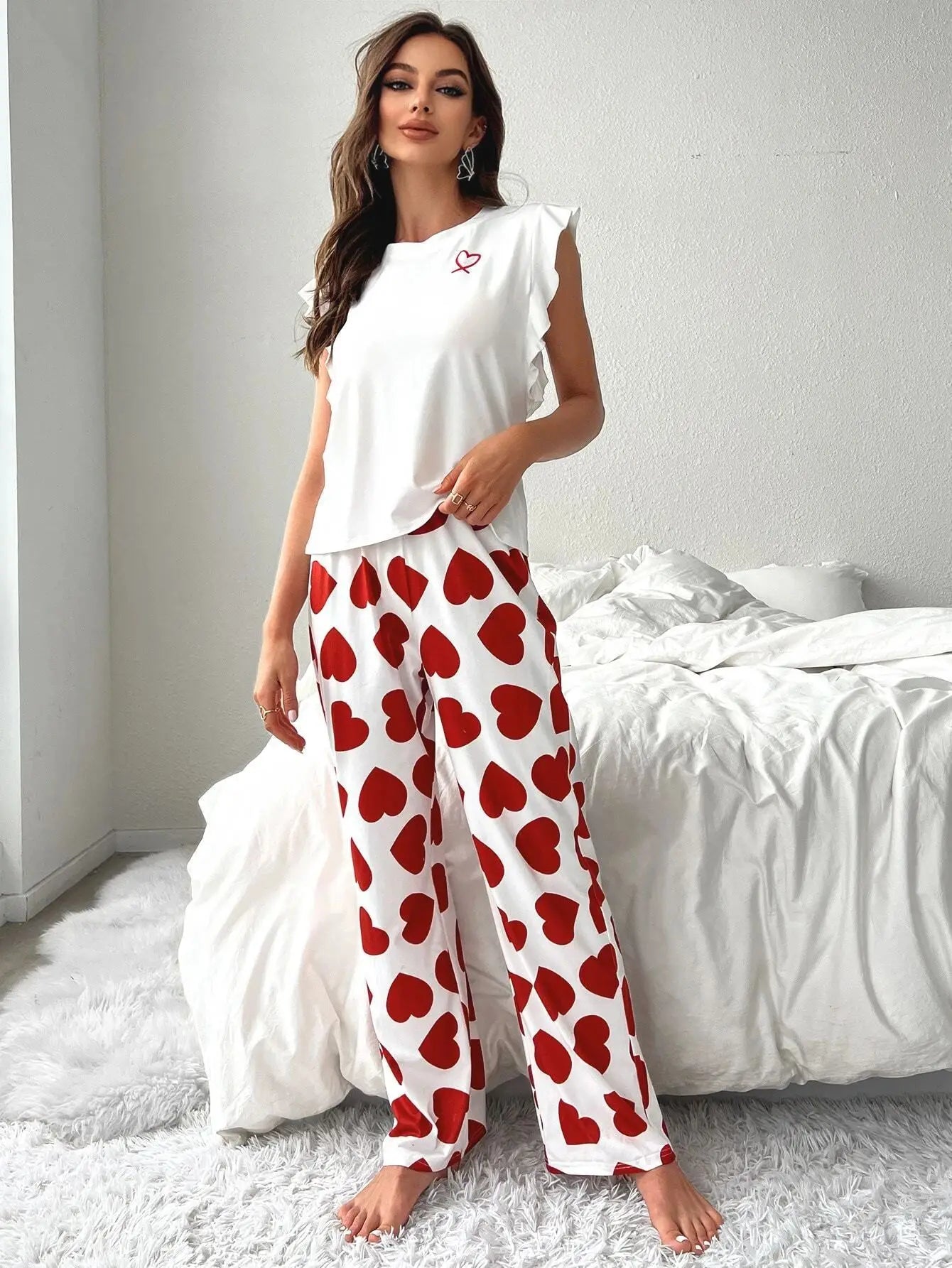 Summer Pajamas Set Women Summer Trousers Sets Pijama Women's Pajama Sleepwear Woman Sleeping Sexy Sleep Lounge Underwear