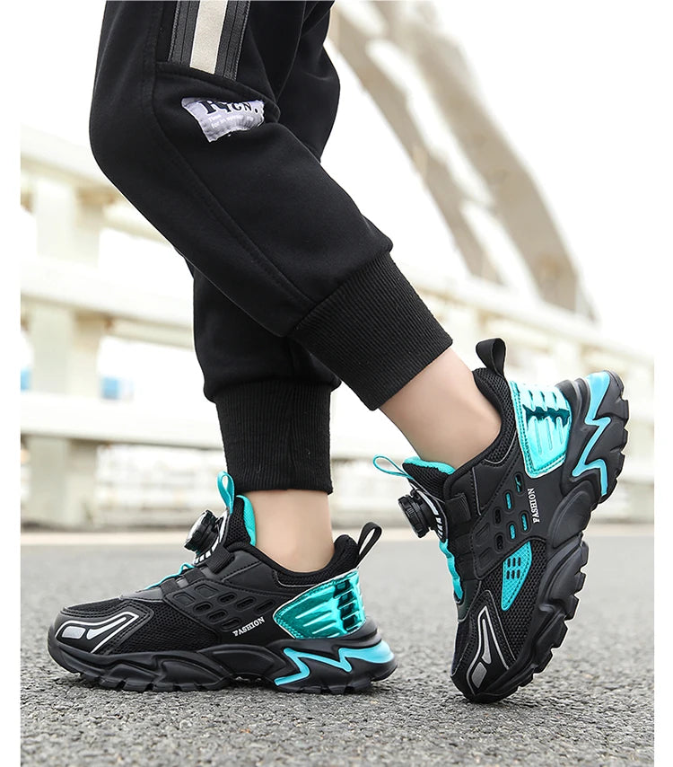 Children Athletic Sneakers Summer Breathable Lightweight Outdoor Running Shoes Non-slip Tennis for Boys Kids Sports Size 28-39