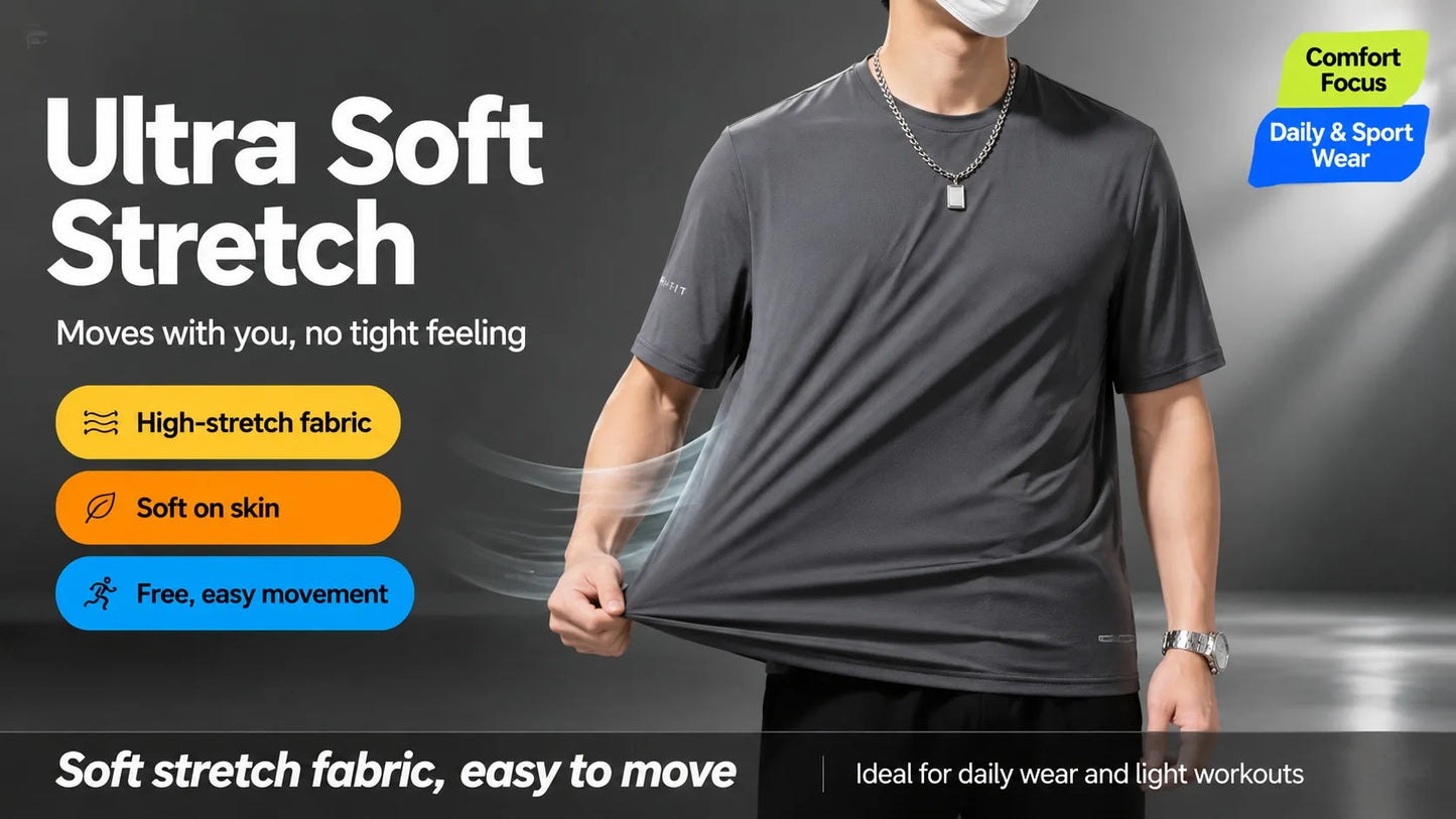 2-Pack Men's Sports Trousers High Stretch Men's Jogging Pants Quick-Drying Sweatpants Baggy Man Fishing Gym Sportswear Pants