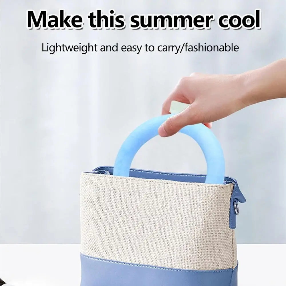 Wearable Neck Cooling Tube for Summer Body Cooling Ice Ring Neck Cooler Reusable Soft Cooling Neck Wrap for Heat Outdoor Sports
