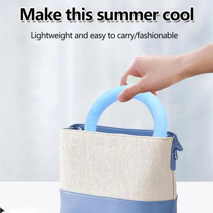 Wearable Neck Cooling Tube for Summer Body Cooling Ice Ring Neck Cooler Reusable Soft Cooling Neck Wrap for Heat Outdoor Sports