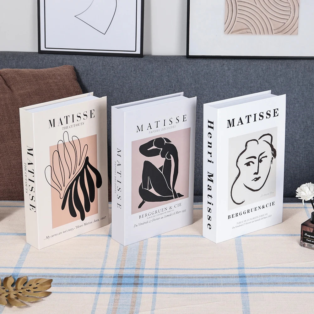 3Pcs Decorative Fake Books - Living Room Coffee Table Ornaments