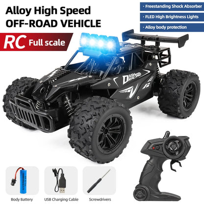 116 Alloy Remote Control Car - High-Speed Off-Road Big Foot Vehicle - ZOOMNSTORE