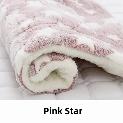 Pet Sleeping Mat Dog Bed Cat Litter Puppy Bed Dog Sofa Lovely Mattress Cushion for Small Large Dog Washable Blanket For Winter