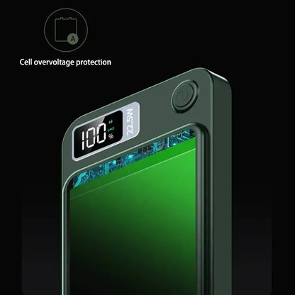 Lenovo 500000mAh Portable Magnetic Wireless Power Bank Fast Charger For Magsafe Auxiliary Battery For iphone Huawei Samsung 2027