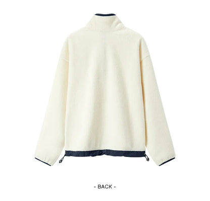 Semir Tops for Woman Fleece Warm Embroidered 2025 Winter Fall Clothes Sweatshirt Soft Fleece Warm Loose Fit Daily Wear 2025 New