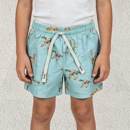 Hot Sale Baby Boys Swim Clothes Camo Ducks Trunks Swimsuits Swimwear Boutique Kids Boys Swim Trunks Fashion Kids Boys Swimsuit