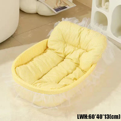 1pc Cute Princess Cat Litter All Seasons Universal Non Sticky Mat Pet Sofa Dog Bed Small And Medium Cats And Dogs Pet Supplies