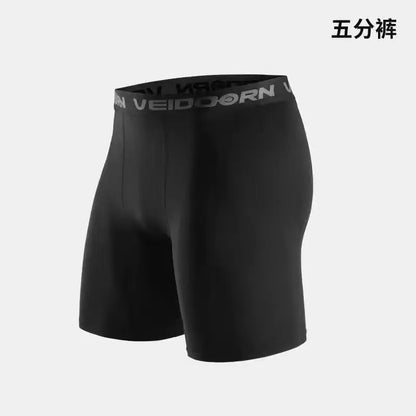 Mens Compression Tights - Athletic Workout Pants | Quick Dry Running Base Layer