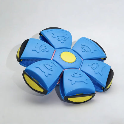 New Orange Flying Saucer Ball Magic Deformation Foot Pressure Decompression Vent Outdoor Sports Parent-Child Active Toy Kids Fun