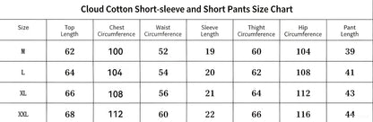 2Summer short-sleeve pajama set for women, comfortable and trendy, shorts can be worn outside, home wear set