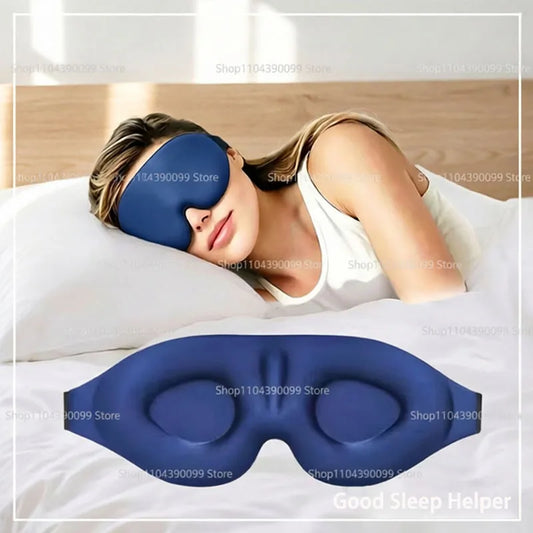 3D Eye Mask for Sleeping Contoured Cup Blindfold Concave Molded Night Sleep Mask Block Out Light with Women Men  Cute Sleep Mask