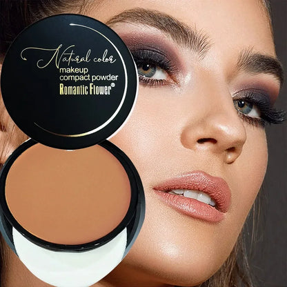 6-color Dark Powder Bronze Powder Dark Skin Foundation Oil Control Concealer Brighten The Face Create 3D Highlight Shadow Makeup