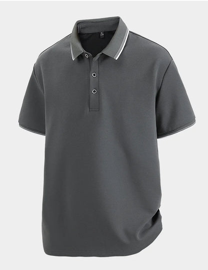 Oversized Men 7XL Polo Shirt 8XL 2026 Summer 95% Cotton Breathable Short Sleeve Collar Business Shirt Golf Man Top Clothes