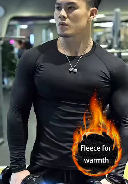 Best-Selling Men's Underwear Thermal Set, Double Warmth for Autumn and Winter, Comfortable for Sports Wear