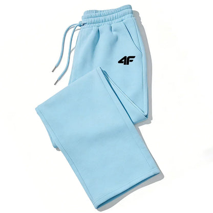 Mens Sweatpants Straight Fit Joggers for Sports and Streetwear Loose Oversized Casual Pant Drawstring Multi-pocket Men Long Pant