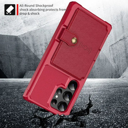 Card Wallet Case for Samsung Galaxy S24 S23 FE S25 Plus S22 S21 S26 Ultra A17 A37 A56 A36 A55 A35 A15 A54 A34 A52S A05S A05 A16