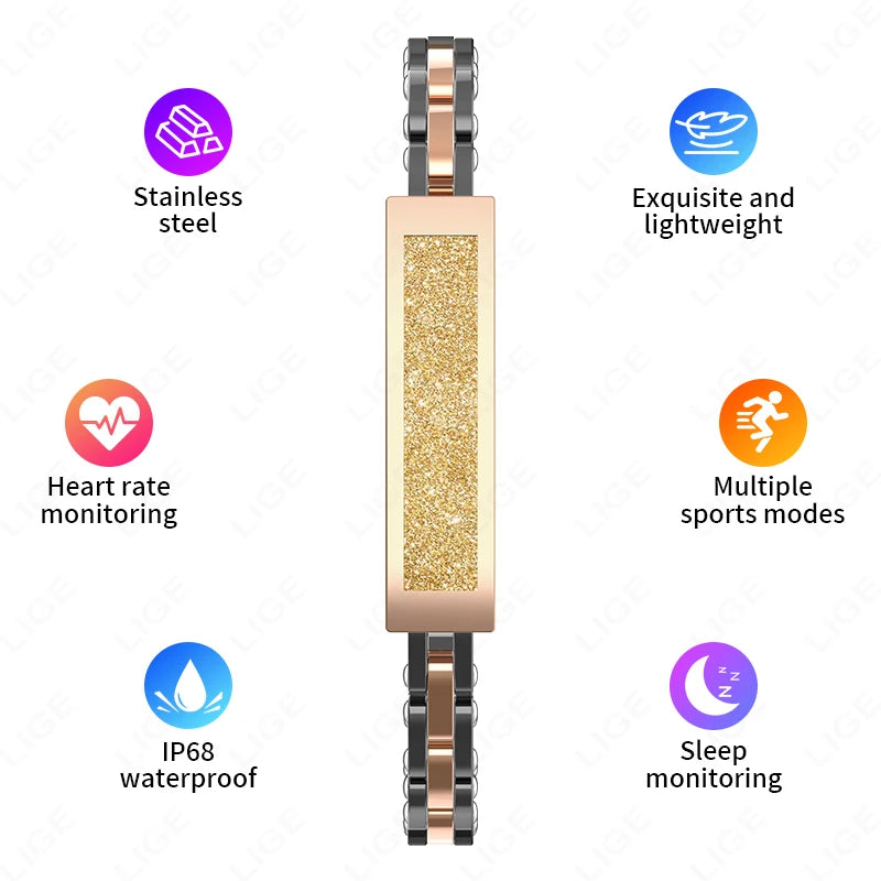 2026 New Smart Watch Pedometer Health Smart Bracelet Women Men Sports Fitness Waterproof Heart Rate Sleep Monitoring Wristbands