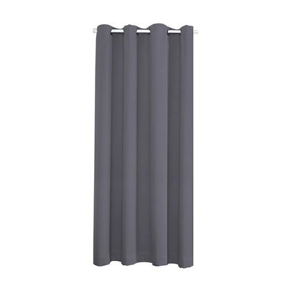 Blackout Door Curtains | Thermal Insulated Eyelet Curtain Panel - Privacy & Noise Reducing
