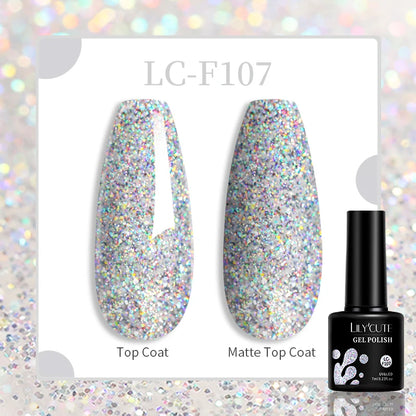 Gel Nail Polish - LILYCUTE UV Gel Varnish 7ML | Soak Off, Long Lasting Colors