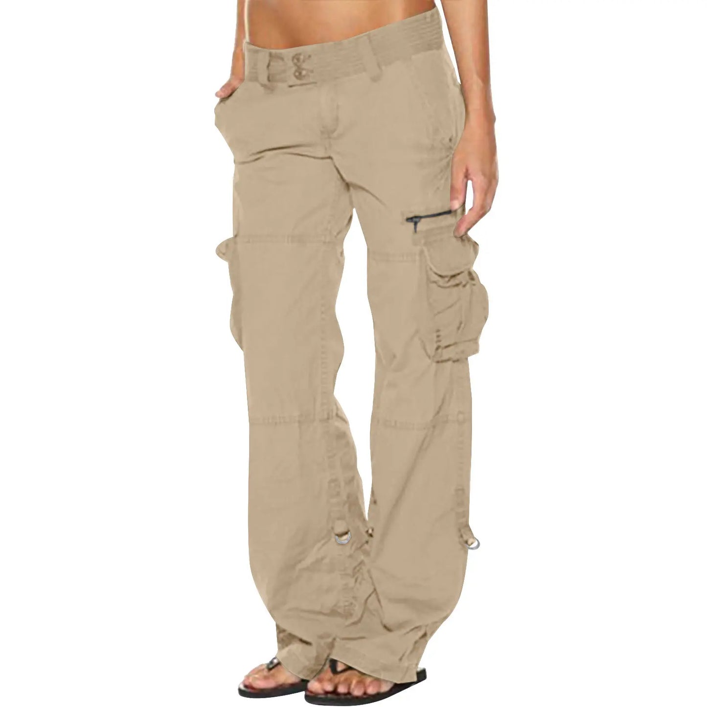 Women's New Spring and Autumn European and American Fashion Classic Street Trend Daily Retro French Wide Leg Work Pants