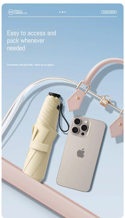 125g Japanese style portable brazing sun protection, UV protection, weather resistance, manual umbrella