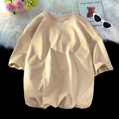 LEGIBLE 2025 Summer Men's T Shirt Casual Loose Cotton Short Sleeve T-Shirt Mens Top Tee shirt Men
